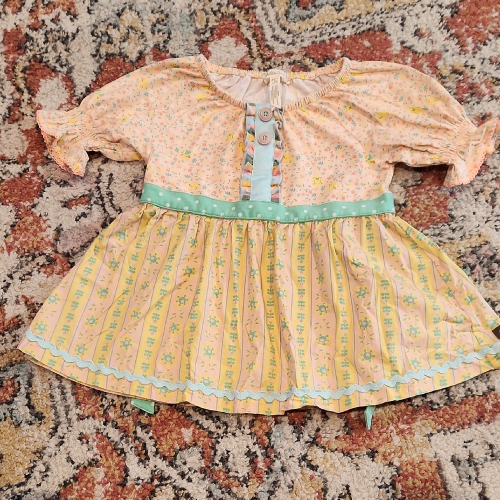 Matilda Jane Floral Yellow and Green Blouse